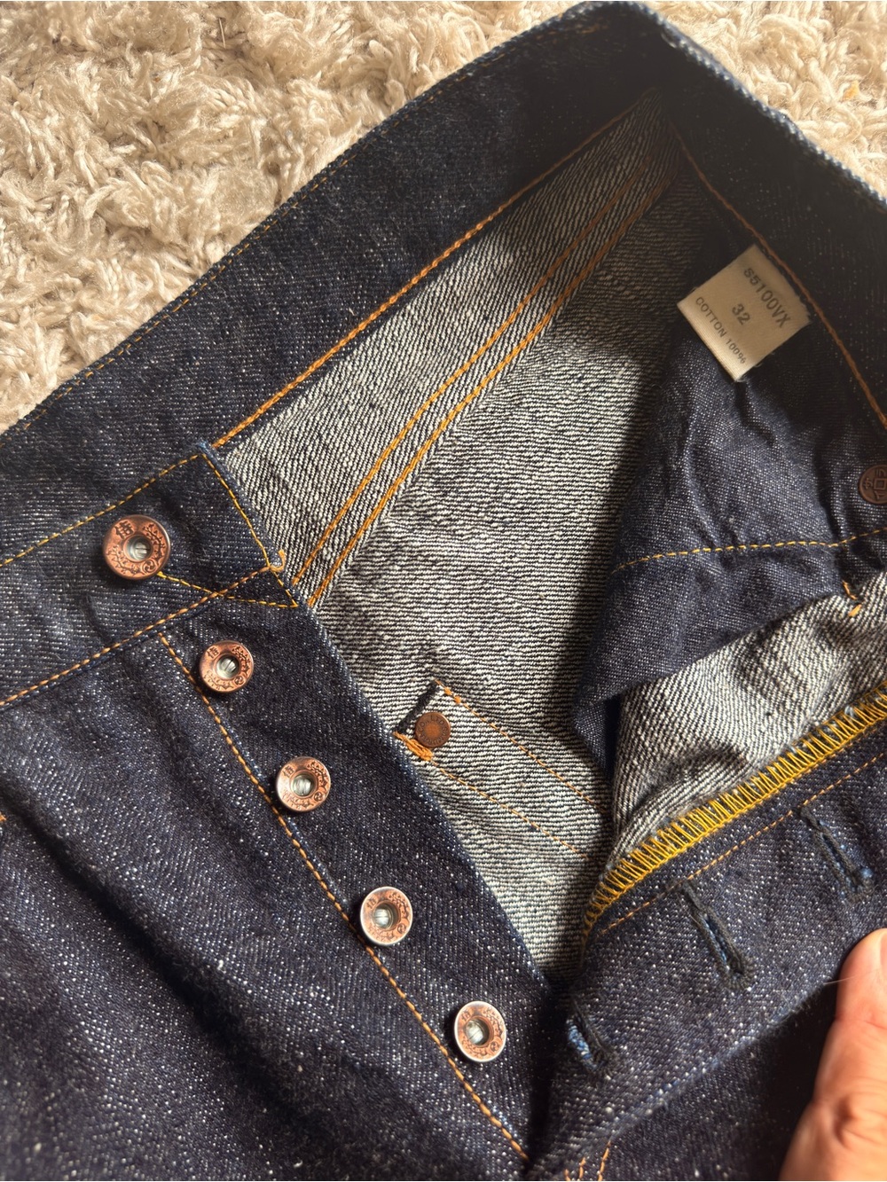 Samurai Jeans S5100VX high rise straight 17oz